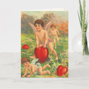 Cartão De Festividades Placa de Namorados retrorreflectora Cherub