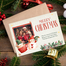 Cartão De Festividades Placa de Natais vintages Personalizados