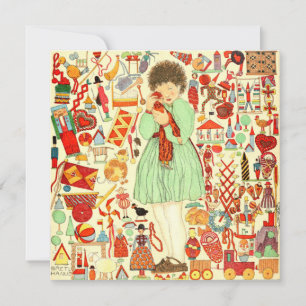 Cartão De Festividades Placa de natais vintages Presentes de Natal