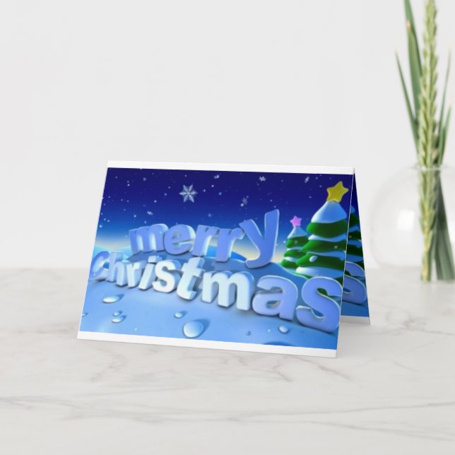 Cartão De Festividades Placa de Natal (Frente)
