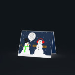 CARTÃO DE FESTIVIDADES PLACA DE NATAL DE NEVE ENGRAÇADAPLACA DE NOVA<br><div class="desc">Bonito e engraçado boneco de neve é a característica deste cartão de Natal. Obviamente,  um boneco de neve,  BOB,  tem trabalhado nesse inverno.</div>