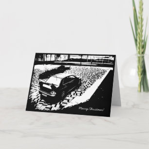 Cartão De Festividades Placa de Natal do EVO IX Car