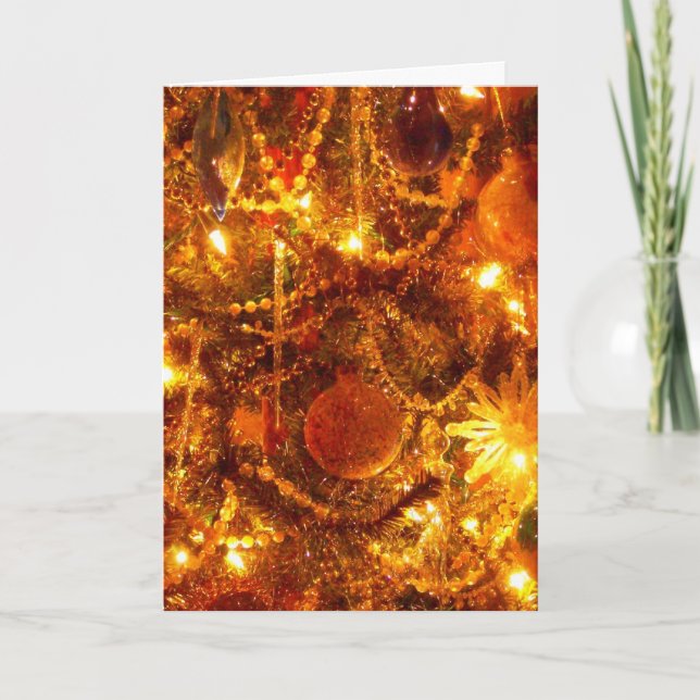 Cartão De Festividades Placa de Natal não espumante (Frente)