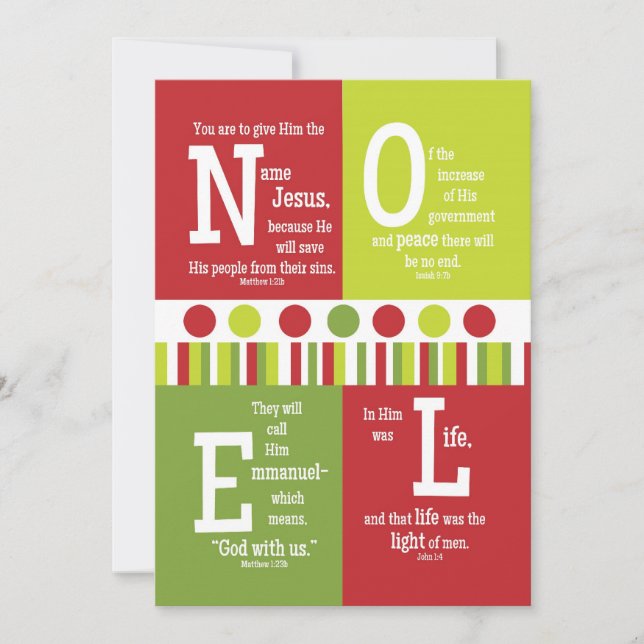 Cartão De Festividades Placa de Natal Versa com Escritura de Dois Lados d (Frente)