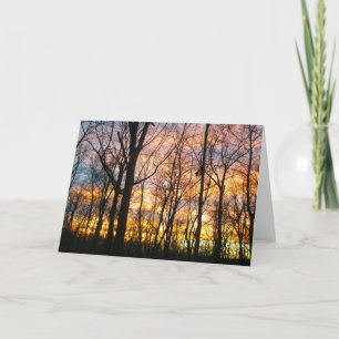 Cartão De Festividades Placa de Nota da Série Sunset nº 4