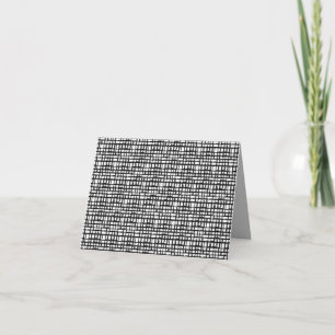 Cartão De Festividades Placa de Nota de Grade Óptica abstrato