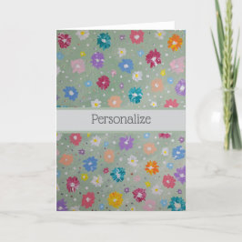 Cartão De Festividades Placa de Nota de Personalização de Posição de Past