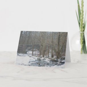 Cartão De Festividades Placa de Nota de Sumneytown PA da Ponte de Pedra U