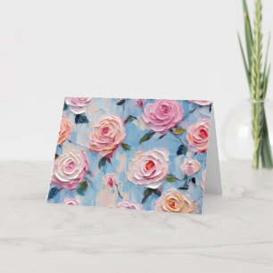 Cartão De Festividades Placa de Nota Floral bonito de Aquarela