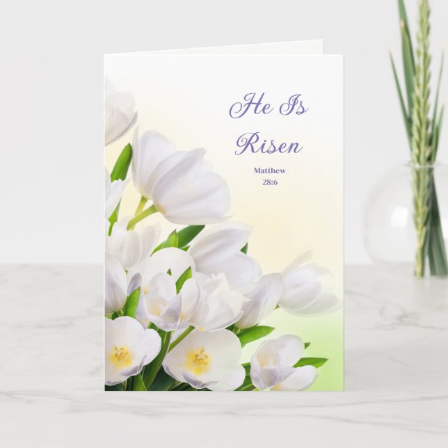 Cartão De Festividades Placa de páscoa (Frente)