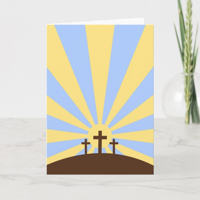 Cartão De Festividades Placa de páscoa (Frente)