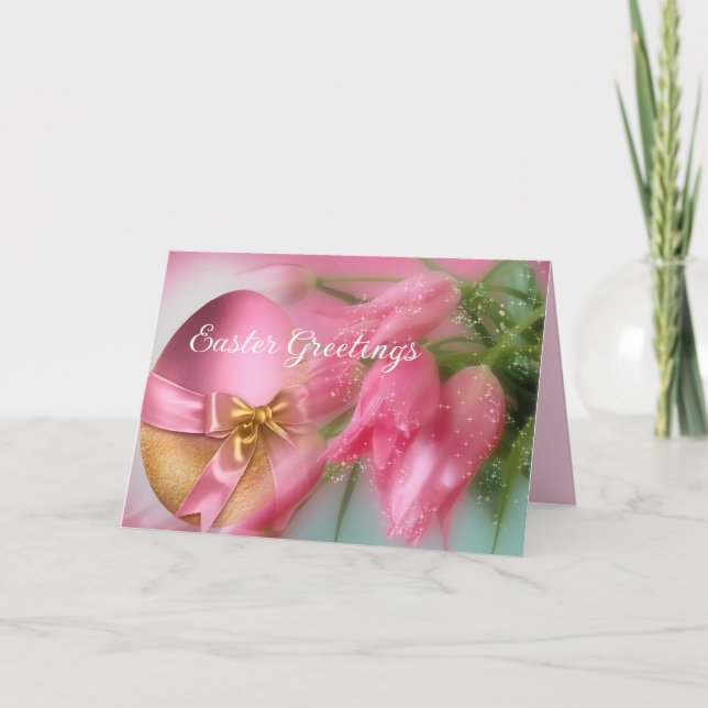 Cartão De Festividades Placa de páscoa (Frente)