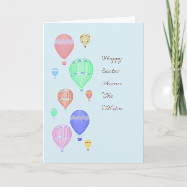 Cartão De Festividades Placa de páscoa ao longo da quilha (Frente)