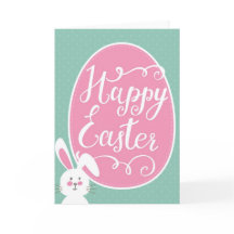 Placa de páscoa - Coelho Branco