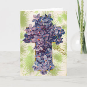 Cartão De Festividades placa de Páscoa de 1911 Vintage