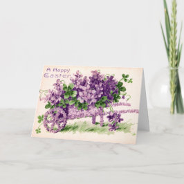 Cartão De Festividades placa de Páscoa de 1911 Vintage