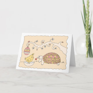 Cartão De Festividades Placa de Páscoa de tartaruga personalizável 2
