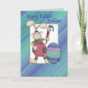 Cartão De Festividades Placa de Páscoa do irmão