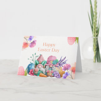 Cartão De Festividades Placa de Páscoa Gnomo