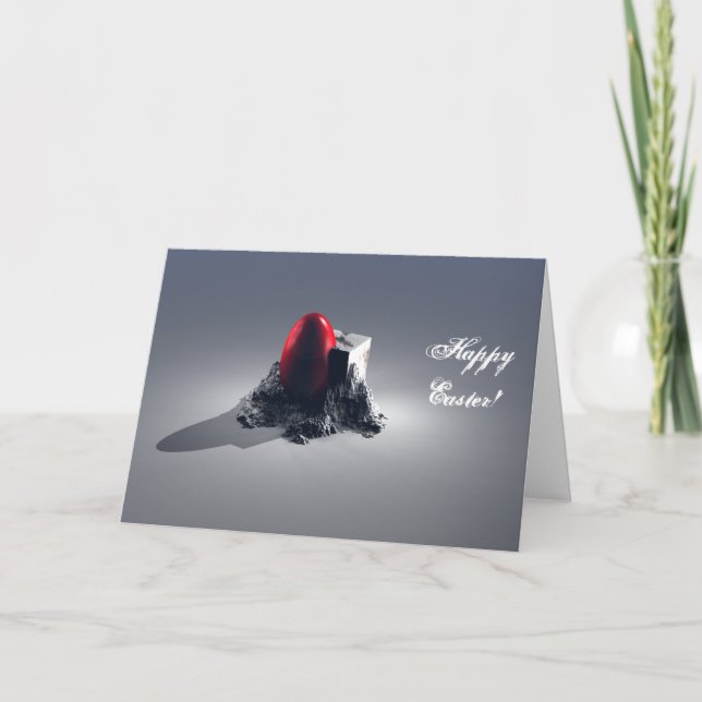 Cartão De Festividades Placa de Páscoa Masonic (Frente)