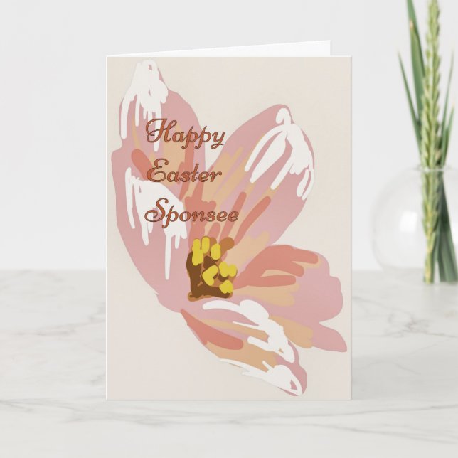 Cartão De Festividades Placa de páscoa para patrocinador (Frente)