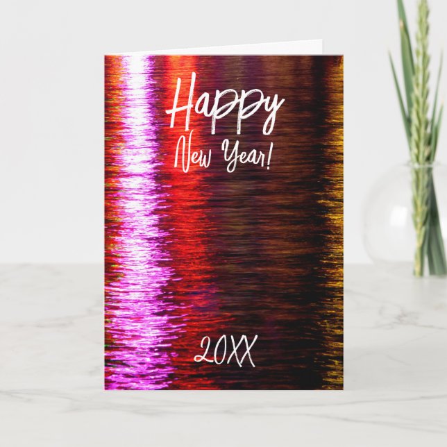 Cartão De Festividades Placa de Reflexão Leve (Frente)