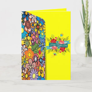 Cartão De Festividades Placa de saudação de dia de as mães