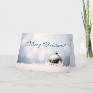 Cartão De Festividades Placa de saudação de enfeites de natal