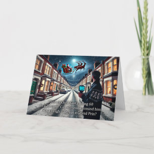 Cartão De Festividades Placa de saudação de Natal 2024 para Papais noeis