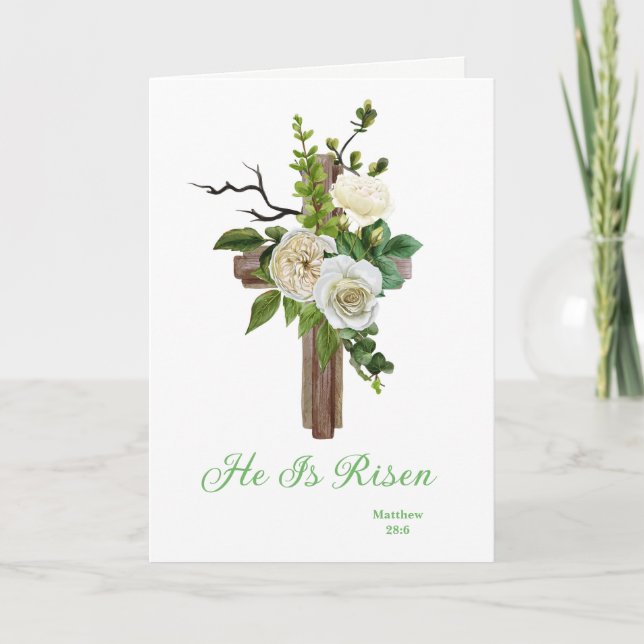 Cartão De Festividades Placa de saudação de páscoa (Frente)