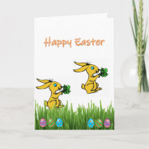 Placa de saudação de páscoa