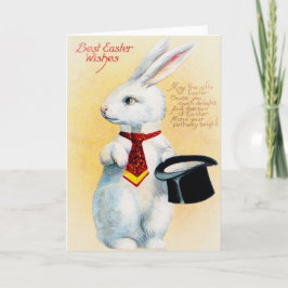 Cartão De Festividades Placa de saudação de Páscoa Vintage