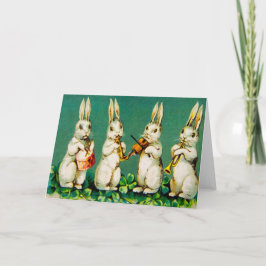Cartão De Festividades Placa de saudação de Páscoa Vintage