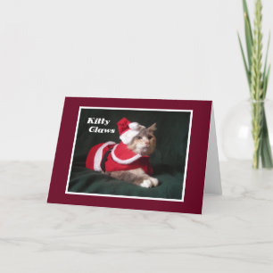 Cartão De Festividades Placa de saudação dos gatinhos