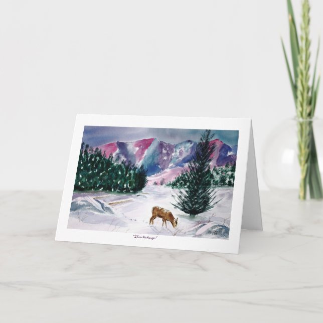 Cartão De Festividades Placa de seleção fina (Frente)