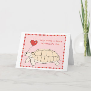 Cartão De Festividades Placa de tartaruga Sulcata personalizável