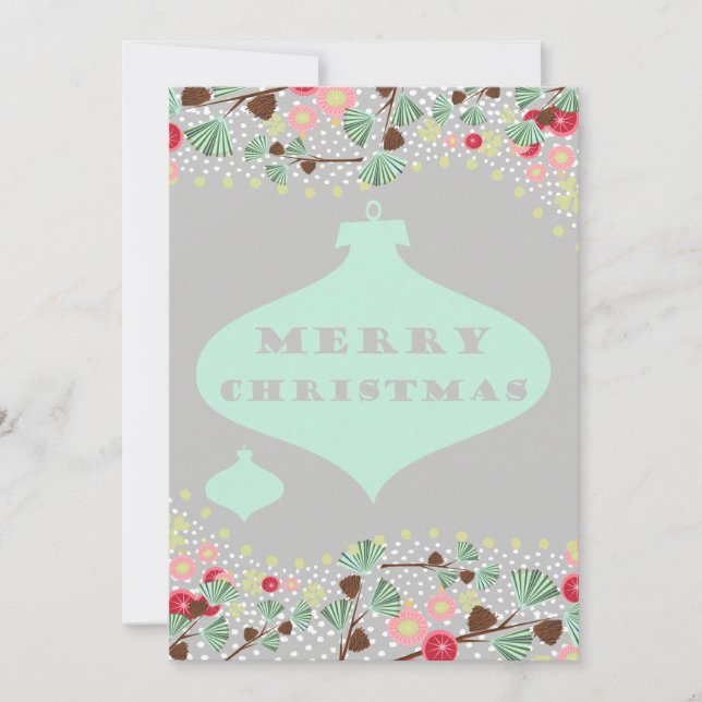 Cartão De Festividades placa de teste com suporte pálido (Frente)