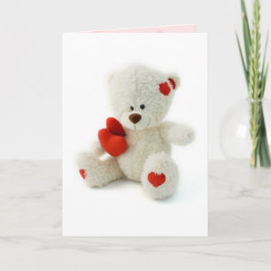 Cartão De Festividades Placa de Urso de Teddy do namorados