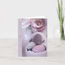 Cartão De Festividades Placa de Vazio "Páscoa Benção"