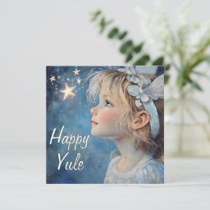 Cartão De Festividades Placa de Yule Doce