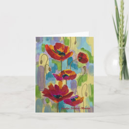 Cartão De Festividades Placa dobrada de abstrato