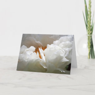 Cartão De Festividades Placa fotográfica floral de Dia de as mães White P