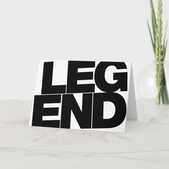 Cartão De Festividades Placa Legenda (Frente)