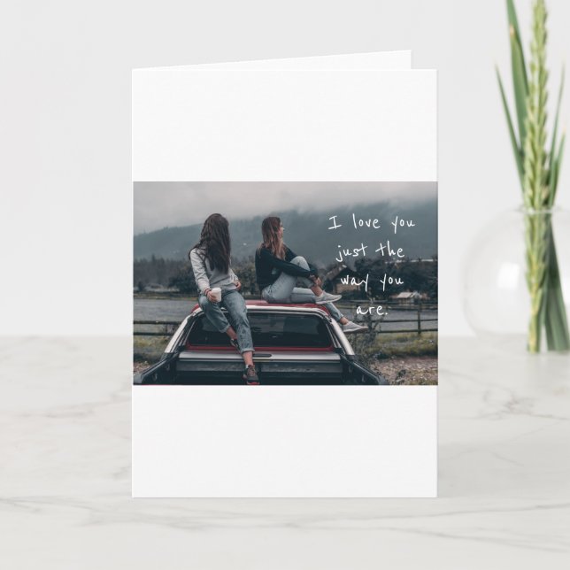 Cartão De Festividades placa namorada (Frente)