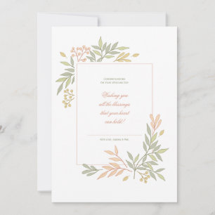 Cartão De Festividades Placa parabéns