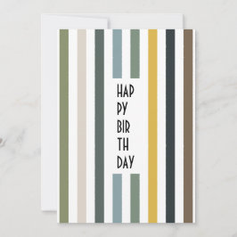 Cartão De Festividades Placa Personalizada de Traços Eco - faixas de mati