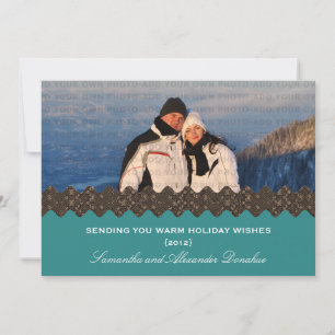 Cartão De Festividades Placa Plana de Feriado de Férias de Fita de na mod