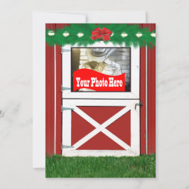 Cartão De Festividades Placa Plana de Foto de Feriado Personalizada da Po