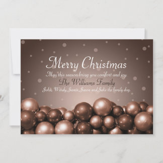 Cartão De Festividades Placa plana para ornamentos de tonalidades Sépia F