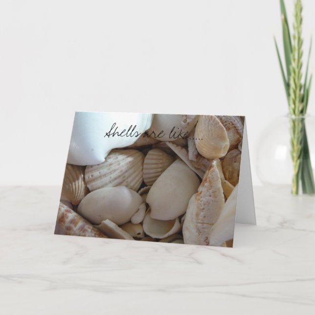 Cartão De Festividades Placa Shell (Frente)